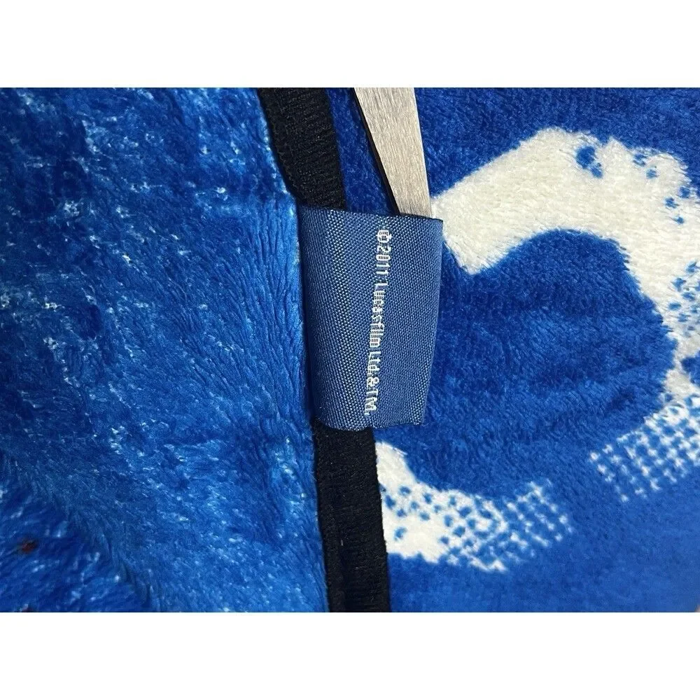 Rare Star Wars Darth Vader Blue Fleece Throw Blanket 2011 Dark Side Lightsaber